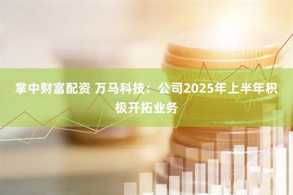 掌中财富配资 万马科技：公司2025年上半年积极开拓业务